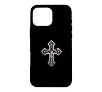 Custodia per iPhone 16 Pro Max The Tribal Rosario Silver Cross