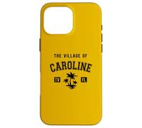 Custodia per iPhone 16 Pro Max The Village of Caroline - Palme in stile classico