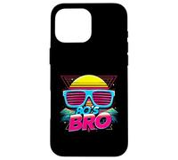 Custodia per iPhone 16 Pro Max This Is My 80s Bro Costume Party The Sun con occhiali da sole