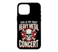Custodia per iPhone 16 Pro Max This Is My First Heavy Metal Concert Metalli Pesanti