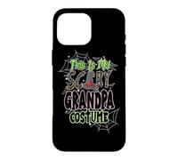 Custodia per iPhone 16 Pro Max This Is My Scary Grandpa Family Matching Halloween Costume