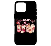 Custodia per iPhone 16 Pro Max Ti amo Beary Much Cute Bear Romance