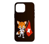 Custodia per iPhone 16 Pro Max Tifosi svizzeri/Svizzera Fuchs
