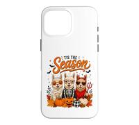Custodia per iPhone 16 Pro Max Tis The Season Halloween Llama Pumpkin Costume