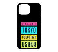 Custodia per iPhone 16 Pro Max Tokyo Yokohama Osaka Japan Novelty Graphic Cool Designs