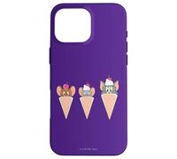 Custodia per iPhone 16 Pro Max Tom and Jerry Cherry on Top