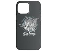 Custodia per iPhone 16 Pro Max Tom and Jerry Happy Classic Pals