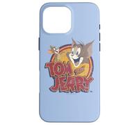 Custodia per iPhone 16 Pro Max Tom and Jerry Water Damaged colors