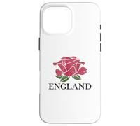 Custodia per iPhone 16 Pro Max Top da rugby inglese invecchiato - England Rugby Football