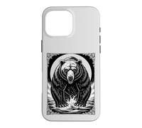 Custodia per iPhone 16 Pro Max Torngarsuk Bear Spirito del profondo Nord