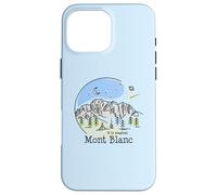 Custodia per iPhone 16 Pro Max Tour Du Mont Blanc Montblanc TMB Escursionismo Trekking Regalo Francia