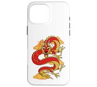 Custodia per iPhone 16 Pro Max Traditional Zodiac Lucky Red Oriental Chinese Dragon