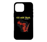 Custodia per iPhone 16 Pro Max Trail dell'era glaciale Wisconsin Escursionismo a lunga distanza Scenic
