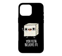 Custodia per iPhone 16 Pro Max Tu, Feta, ci credi, divertente gioco di parole al formaggio