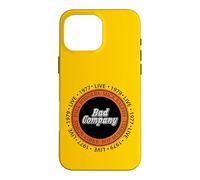 Custodia per iPhone 16 Pro Max Ufficiale Bad Company Band Circle 1977 1979 LIVE