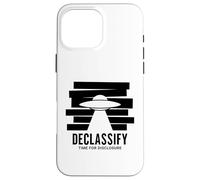 Custodia per iPhone 16 Pro Max UFO Declassificare Verità Alieni Documenti Segreti Censura