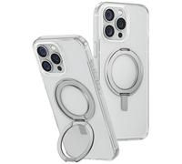 Custodia per iPhone 16 Pro Max UNIQ con supporto girevole a 360 trasparente