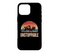 Custodia per iPhone 16 Pro Max Unstoppable Buffalo Bison Outdoor Vintage Graphic
