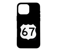 Custodia per iPhone 16 Pro Max US Route 67 segno