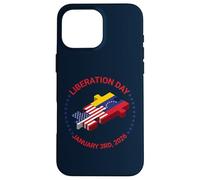 Custodia per iPhone 16 Pro Max USA Venezuela Puzzle Unity Liberation Day 3 gennaio 2026