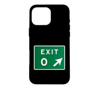 Custodia per iPhone 16 Pro Max Uscita 0 Zero Cape May NJ New Jersey Shore Parkway Sign