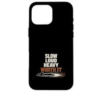 Custodia per iPhone 16 Pro Max Utensile da taglio per motosega Chainsaw Life Chainsaw Humor Logger