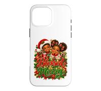 Custodia per iPhone 16 Pro Max Vacanze magiche per bambini di Natale benedetto e allegro
