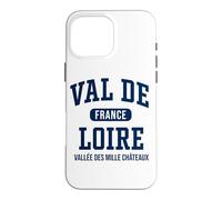 Custodia per iPhone 16 Pro Max Valle della Loira Francia Valle dei Mille Castelli Stampa Navy