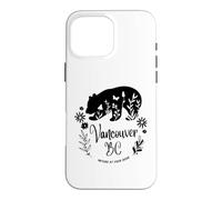 Custodia per iPhone 16 Pro Max Vancouver BC Bear & Flowers Nature At Your Door Design