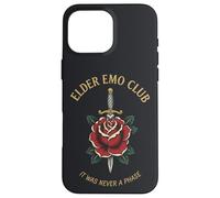 Custodia per iPhone 16 Pro Max Vecchio Emo Club Rose Retro