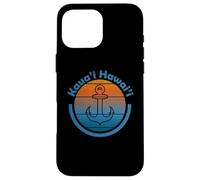 Custodia per iPhone 16 Pro Max Vela Hawaii - Tramonti d'epoca e ancora per la vela