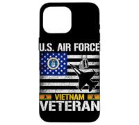 Custodia per iPhone 16 Pro Max Veterano del Vietnam dell'aeronautica americana