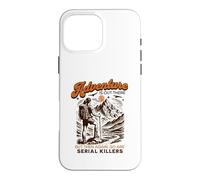 Custodia per iPhone 16 Pro Max Vintage Adventure è là fuori divertente escursionismo montagna all'aperto