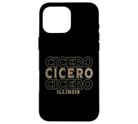 Custodia per iPhone 16 Pro Max Vintage Cicerone Illinois