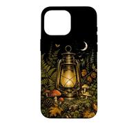 Custodia per iPhone 16 Pro Max Vintage Foresta Lanterna Autunno Campeggio Natura Boschi For