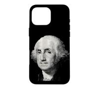 Custodia per iPhone 16 Pro Max Vintage Historical Portrait Americana Engraved Art