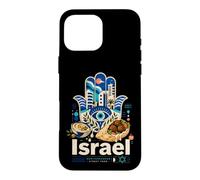 Custodia per iPhone 16 Pro Max Vintage Israele Viaggio Souvenir Landmark Gift