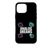 Custodia per iPhone 16 Pro Max Vintage Synth Audio Engineer Analog Dreams