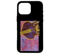 Custodia per iPhone 16 Pro Max Violoncellista - Band Quartet Sessione Musical Merch \