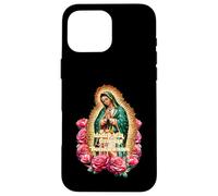 Custodia per iPhone 16 Pro Max Virgencita La Guadalupana Virgen Morena Patrona de México