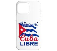 Custodia per iPhone 16 Pro Max Viva Mi Cuba Libre Sventolando Bandiera Cubana Patriot