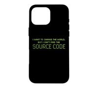 Custodia per iPhone 16 Pro Max Voglio cambiare il mondo non riesco a trovare lo sviluppatore del codice sorgente