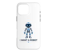 Custodia per iPhone 16 Pro Max Voglio un robot umanoide