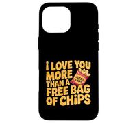 Custodia per iPhone 16 Pro Max Vorrei avere un sacchetto gratuito di chip meme divertente amore di San Valentino