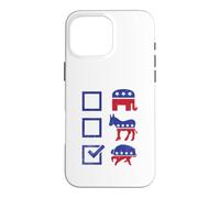 Custodia per iPhone 16 Pro Max Votazione USA Democratico Procione repubblicano Casella di controllo americana