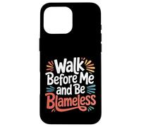 Custodia per iPhone 16 Pro Max Walk Before Me And Be Blameless Disciplina spirituale |-