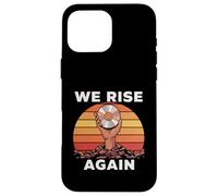 Custodia per iPhone 16 Pro Max We Rise Again tributo a CD Rom e Physical Media Lovers