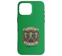 Custodia per iPhone 16 Pro Max We The Frogs Serve No Kings 1776 Meme della milizia patriottica
