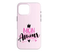 Custodia per iPhone 16 Pro Max Wear Mon Amour Cool French Expression Citazioni Graphic Designs