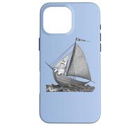 Custodia per iPhone 16 Pro Max Where the Wild Things Are Sailing on a Boat